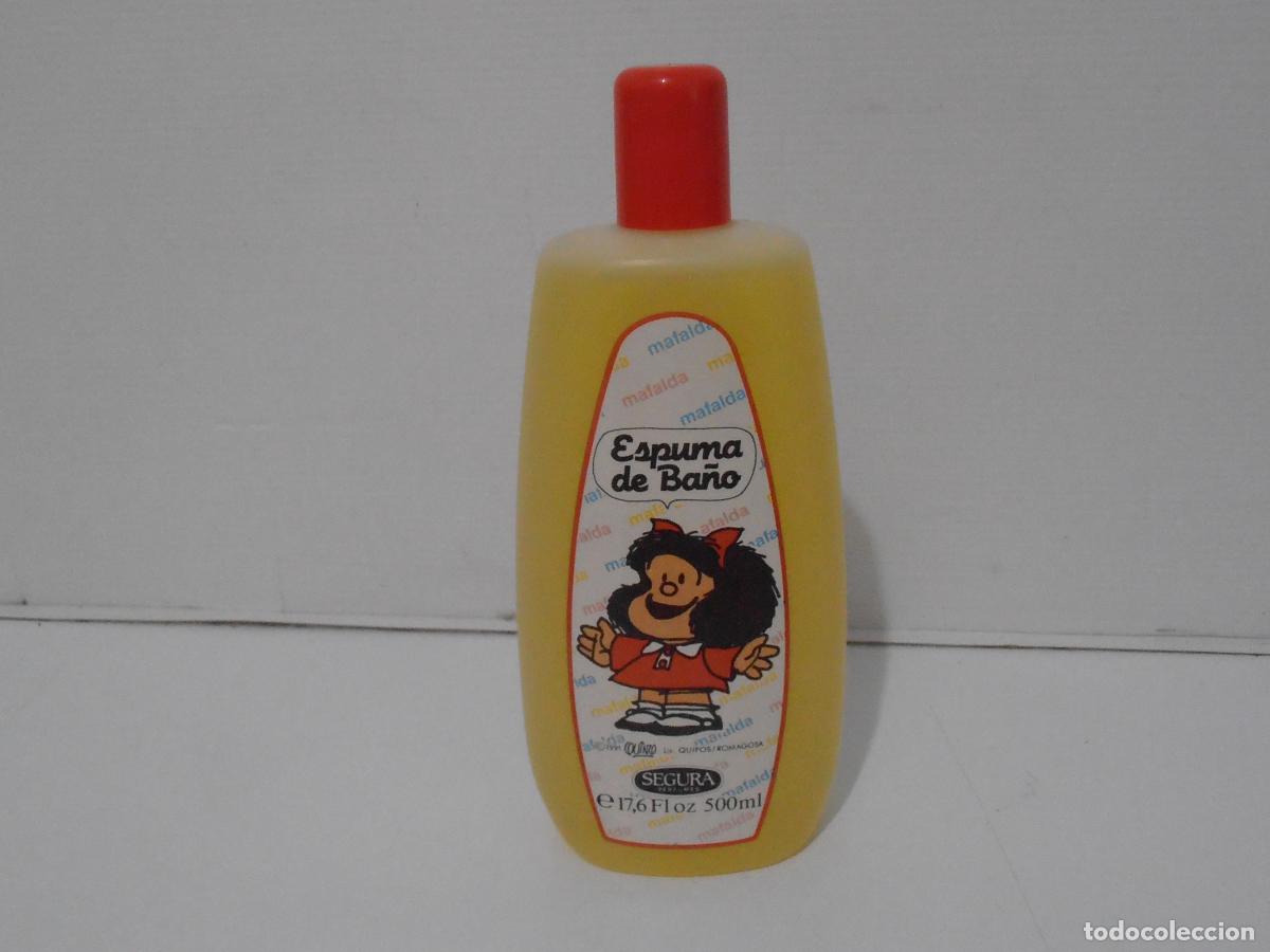 Miniaturas de perfumes antiguos: ESPUMA BA&Ntilde;O, MAFALDA, LLENO 500ML, SEGURA PERFUMES, BARCELONA, ANTIGUA DROGUERIA