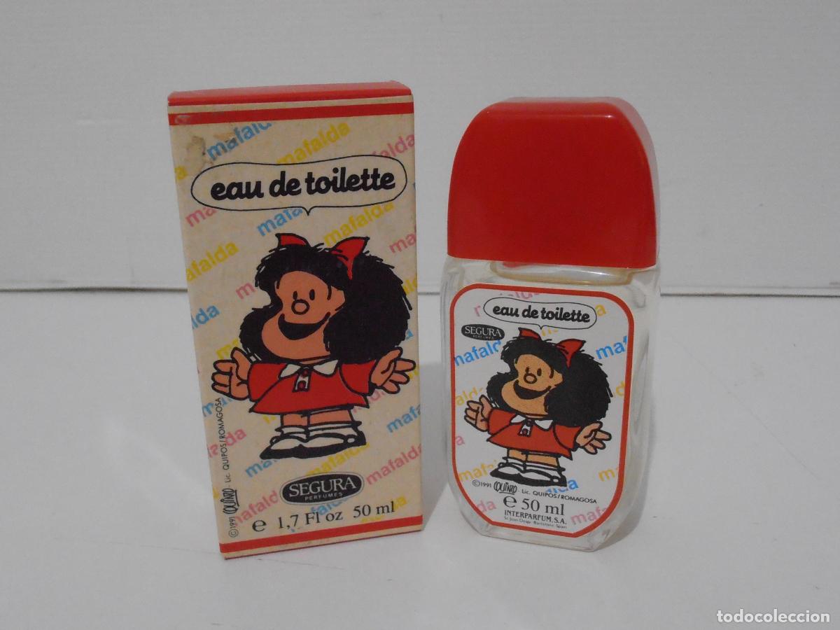 Miniaturas de perfumes antiguos: COLONIA, MAFALDA, LLENO 50ML, SEGURA PERFUMES, BARCELONA, ANTIGUA DROGUERIA