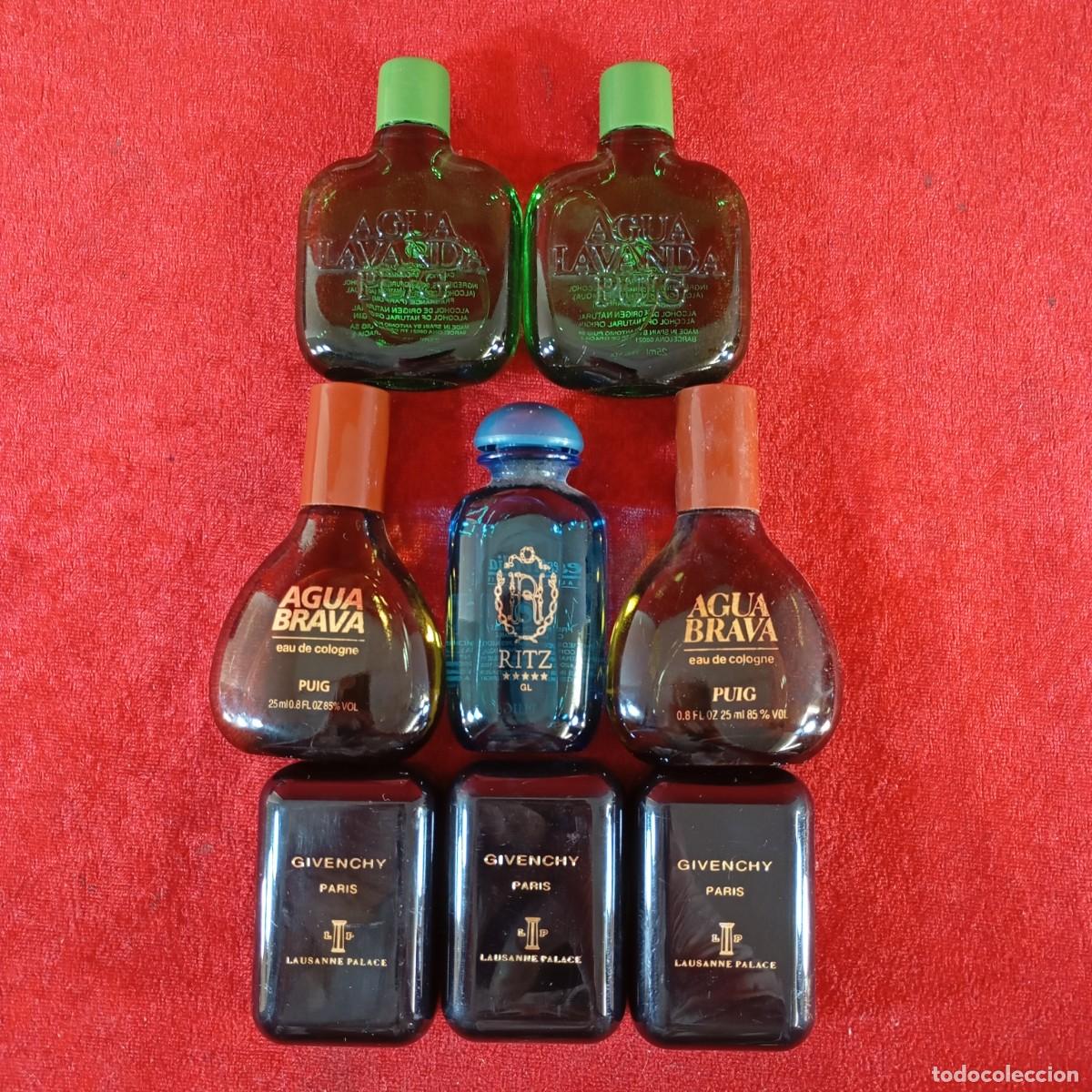 Miniaturas de perfumes antiguos: COLECCIO&Oacute;N VINTAGE DE JABONES Y PERFUMES - AGUA LAVANDA PUIG & GIVENCHY - 25 ML