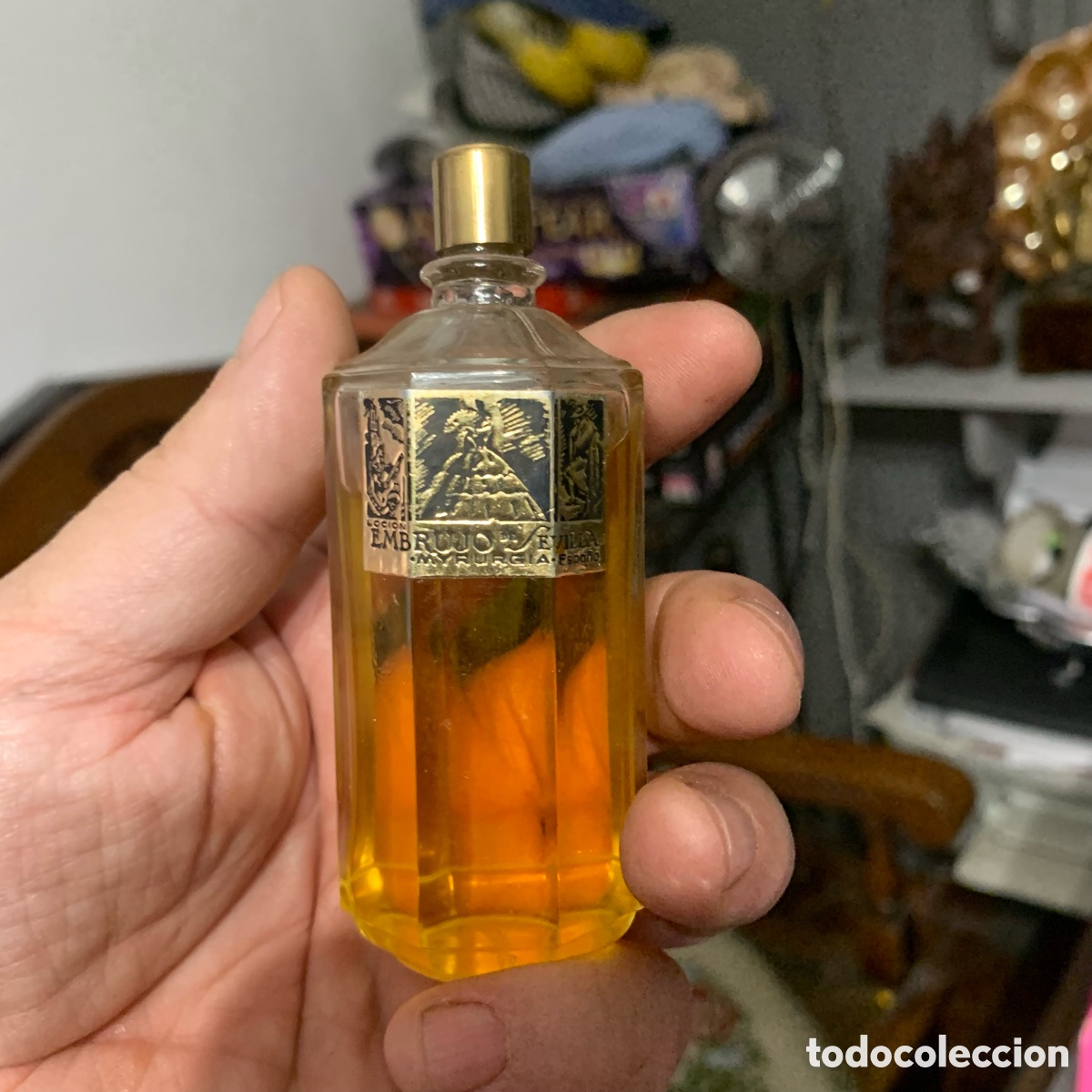 Miniaturas de perfumes antiguos: MYRURGIA, ANTIGUO PERFUME EMBRUJO DE SEVILLA