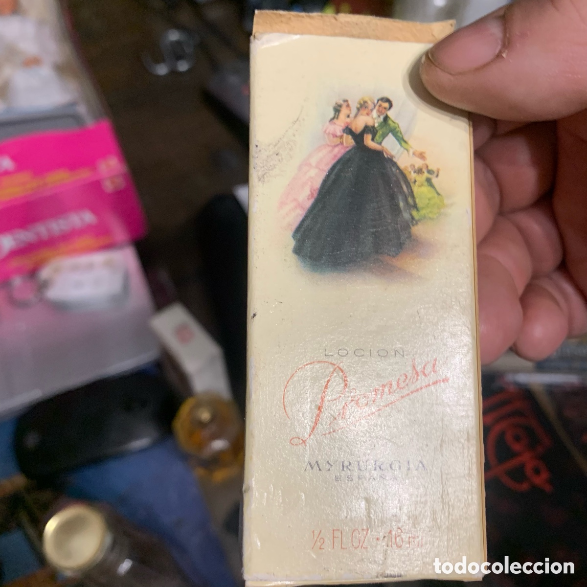 Miniaturas de perfumes antiguos: Antigua colonia PROMESA de Myrurgia
