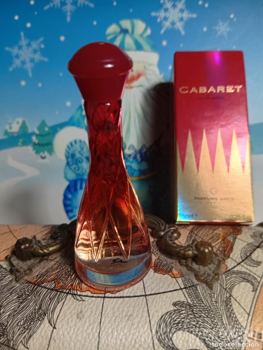 Miniaturas de perfumes antiguos: Miniatura de perfume Cabaret de Gres (eau de perfum) 7,5 ml Caja original &rdquo;Vintage&rdquo;