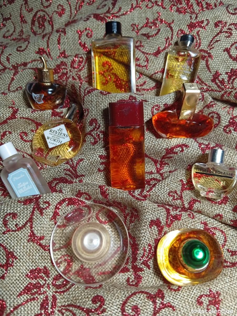 Miniaturas de perfumes antiguos: 10 miniaturas de perfumes varias marcas originales