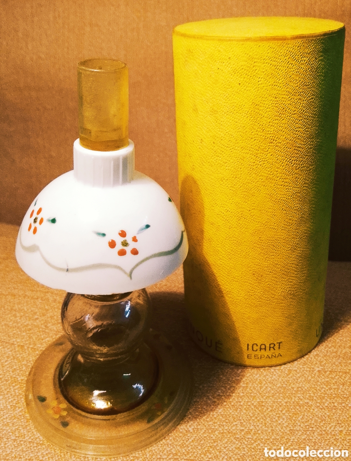 Miniaturas de perfumes antiguos: Antiguo Perfume &rdquo;Un Quinqu&eacute;&rdquo; - Perfumer&iacute;a ICART (Barcelona) - Con Caja Original - Vintage
