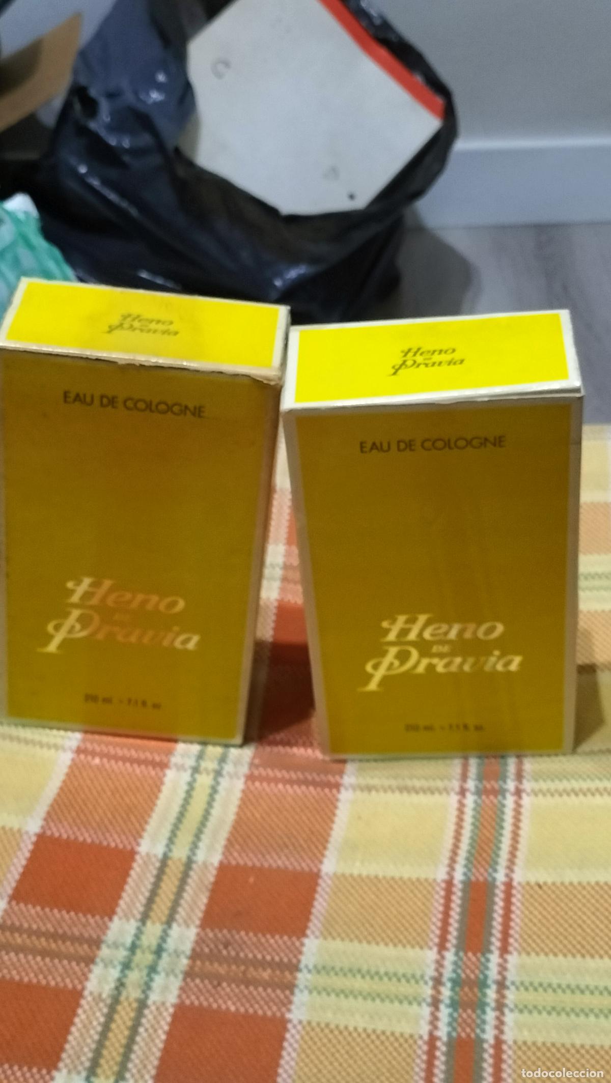 Miniaturas de perfumes antiguos: ANTIGUOS FRASCOS DE COLONIA HENO DE PRAVIA