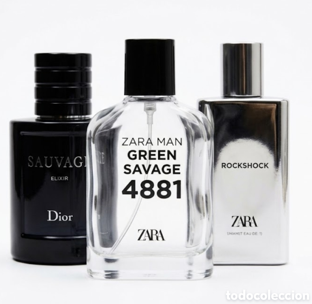 Miniaturas de perfumes antiguos: Lote de 3 Colonias: Dior y Zara colecci&oacute;n