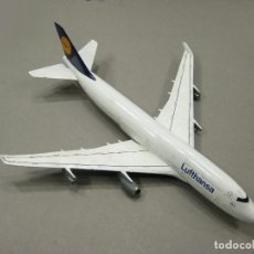 Hobbys: MAQUETA METÁLICA DEL AVION COMERCIAL AIRBUS 747 - 400. LINEAS AEREAS DE LUFTHANSA D-ABVC