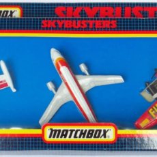 Hobbys: ESCASO MATCHBOX 1991 SKYBUSTERS SKY BUSTERS SB 801 B1 JET DHL AIRBUS 300 IBERIA HIDROAVIÓN FIRE