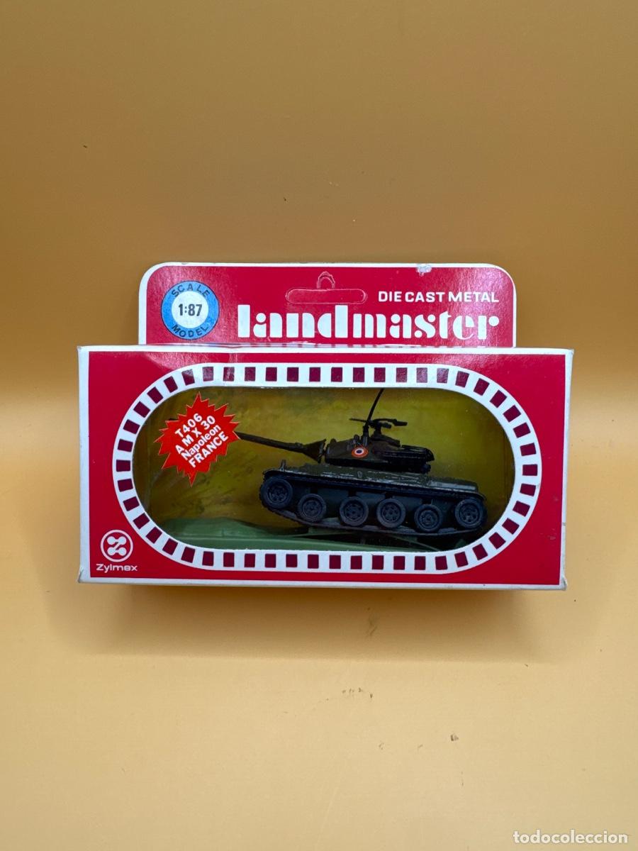 Hobbys: TANQUE ANTIGUO ZYLMAX LANDMASTER AMX-30 NAPOLE&Oacute;N FRANCIA T406 METAL 1:87 CAJA ORIGINAL