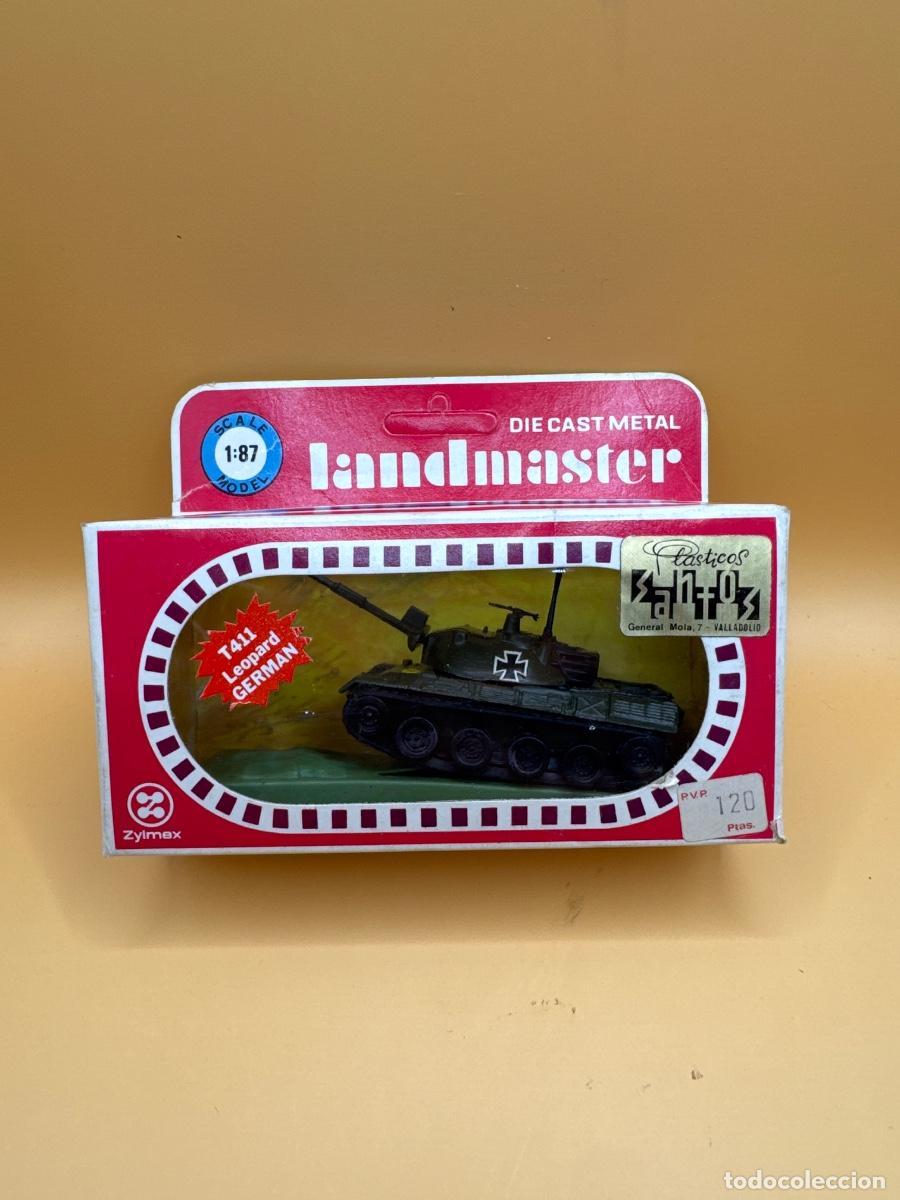 Hobbys: TANQUE ANTIGUO ZYLMEX LANDMASTER T411 LEOPARD ALEM&Aacute;N METAL 1:87 CAJA ORIGINAL A&Ntilde;OS 70