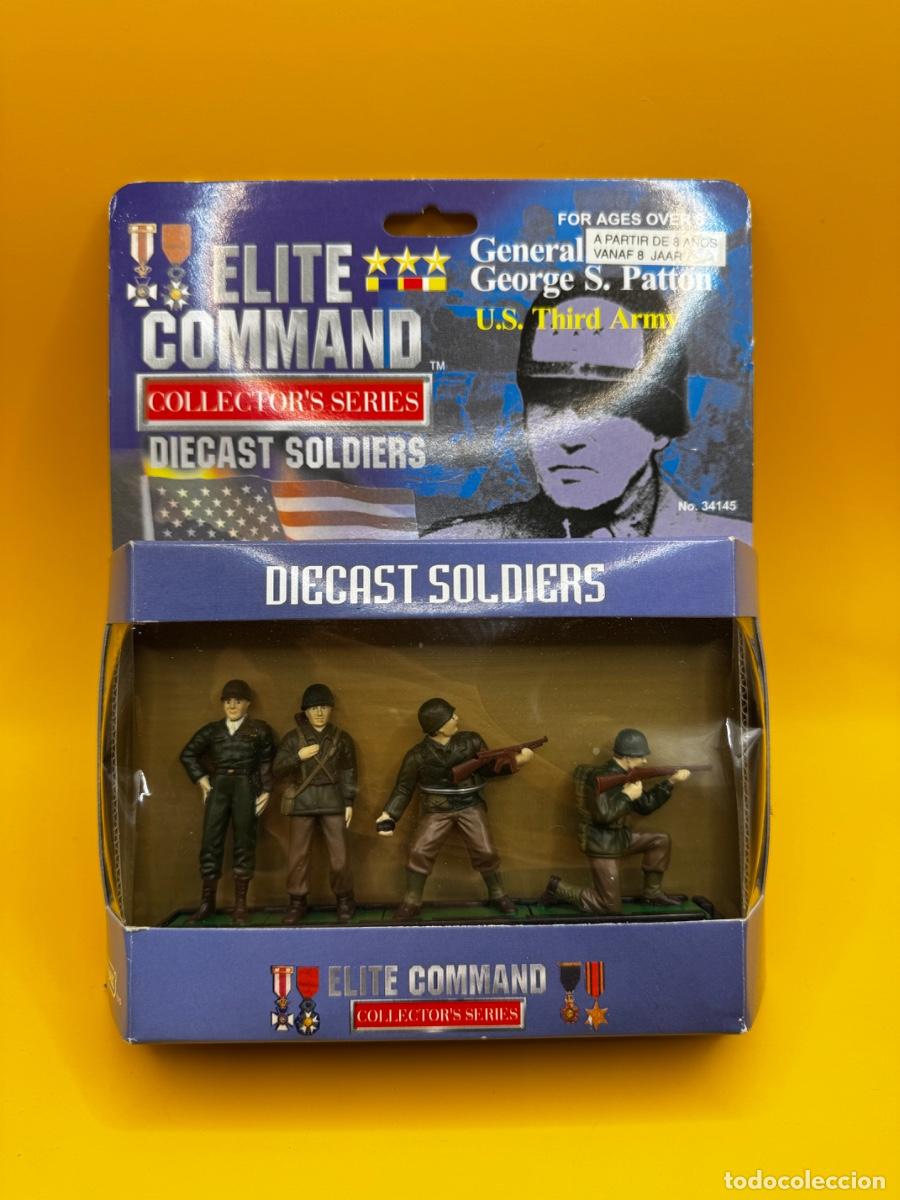 Hobbys: ELITE COMMAND &ndash; GENERAL PATTON U.S. THIRD ARMY &ndash; 4 SOLDADOS METAL WWII &ndash; BOLEY COMANSI &ndash; BL&Iacute;STER ORI
