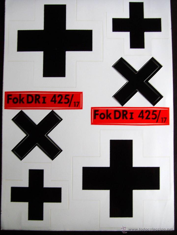 Hobbys: SET DE ADHESIVOS ALTA CALIDAD AVION ALEMAN - Foto 1