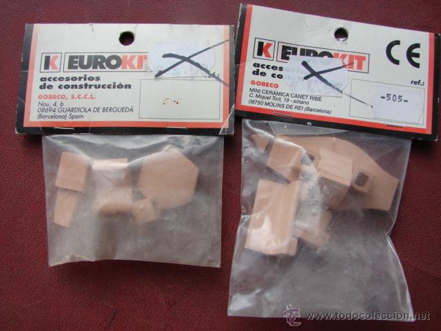 Hobbys: LOTE 2 BOLSAS CON PIEZAS CER&Aacute;MICAS - EUROKIT - Foto 1