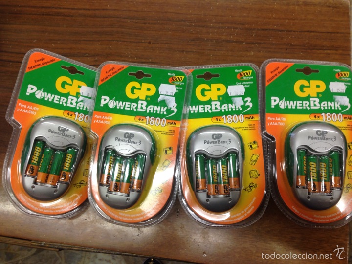 Hobbys: Pack de cargador de pilas recargables+4 pilas - Foto 1