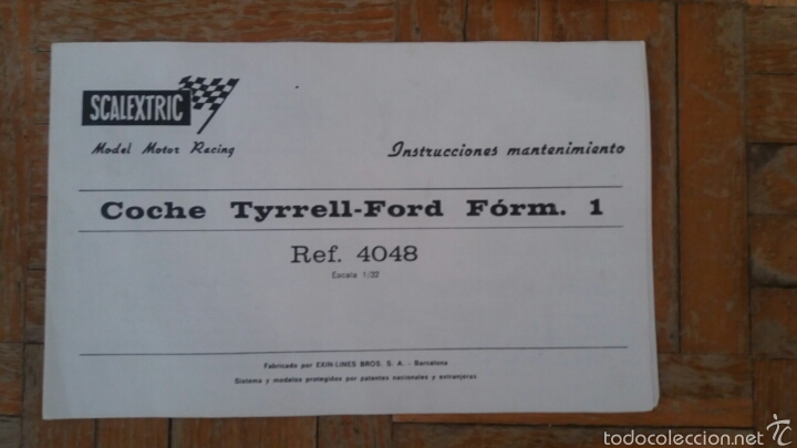 Hobbys: Instrucciones tyrrell ford ref 4048 - Foto 1
