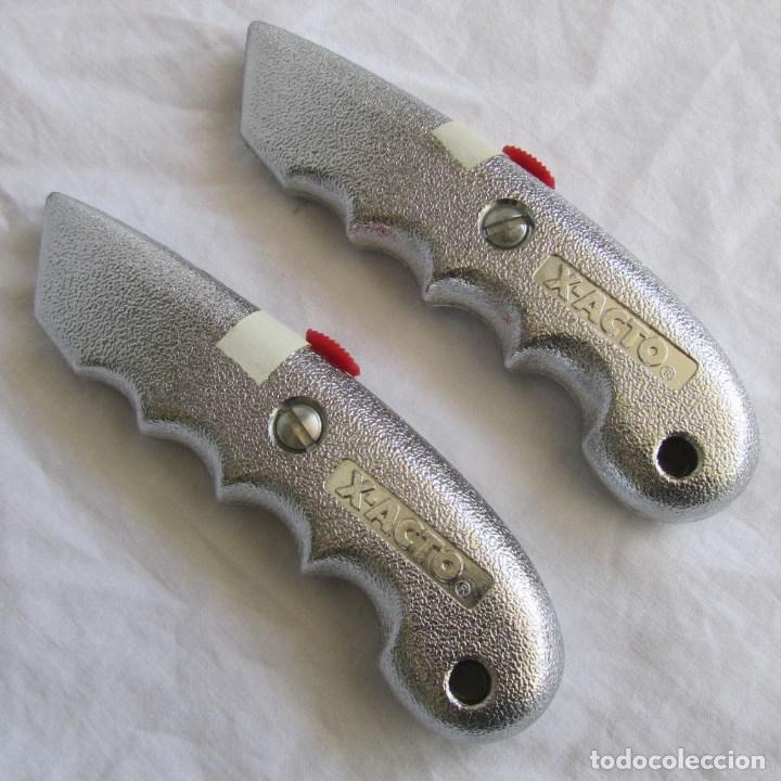 Hobbys: 2 cutter grandes de aluminio X-ACTO. Sin uso - Foto 1