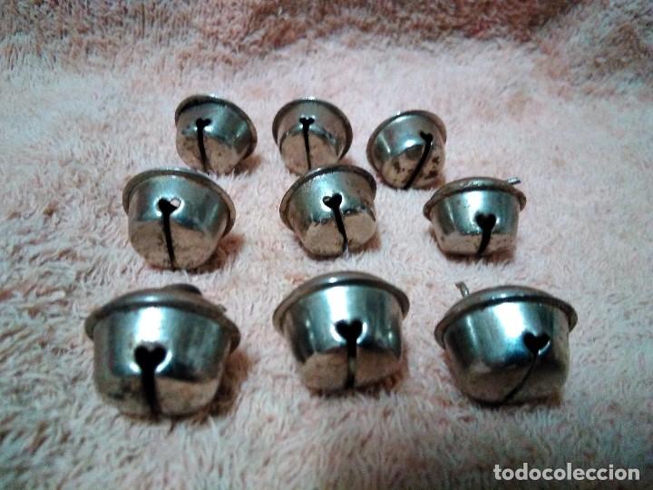 Hobbys: Lote de antiguos cascabeles metalicos - Foto 3