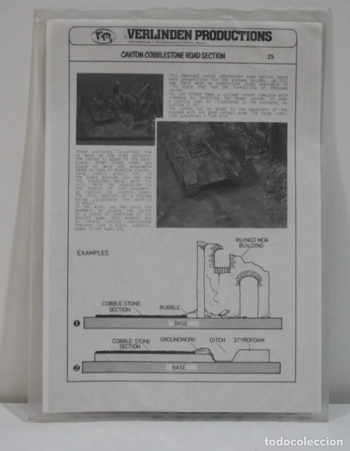 Hobbys: VERLINDEN REF 25 CARTON COBBLESTONE ROAD SECTION ESCALA 1/35 - Foto 3