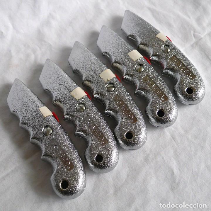 Hobbys: 5 cutter grandes de aluminio X-Acto, sin uso - Foto 1