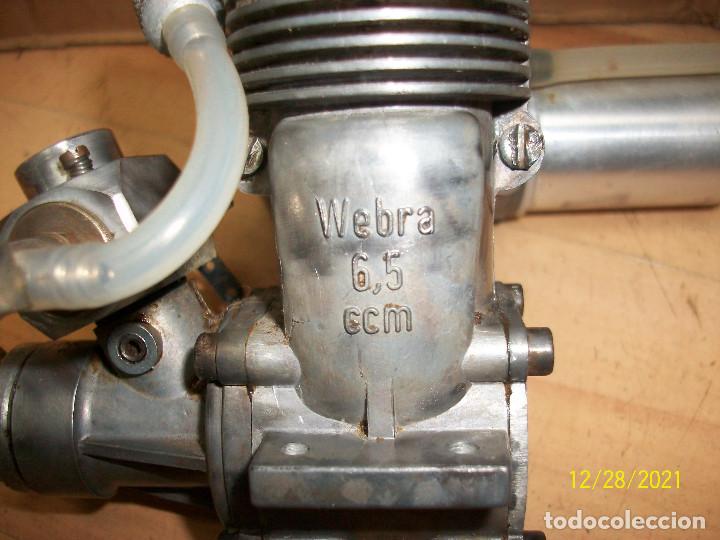 Hobbys: MOTOR DE AVION- WEBRA- 6,5 CMM-ALEMAN - Foto 8