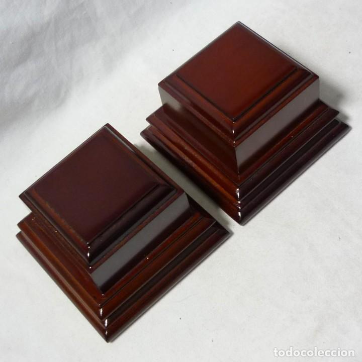 Hobbys: 2 peanas de madera 7,5 x 7,5 x 2,5 cent&iacute;metros - Foto 1