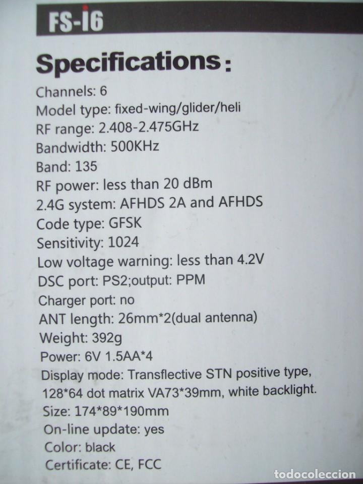 Hobbys: RADIO FLYSKY FS-i6 CON 6 CANELES - Foto 6