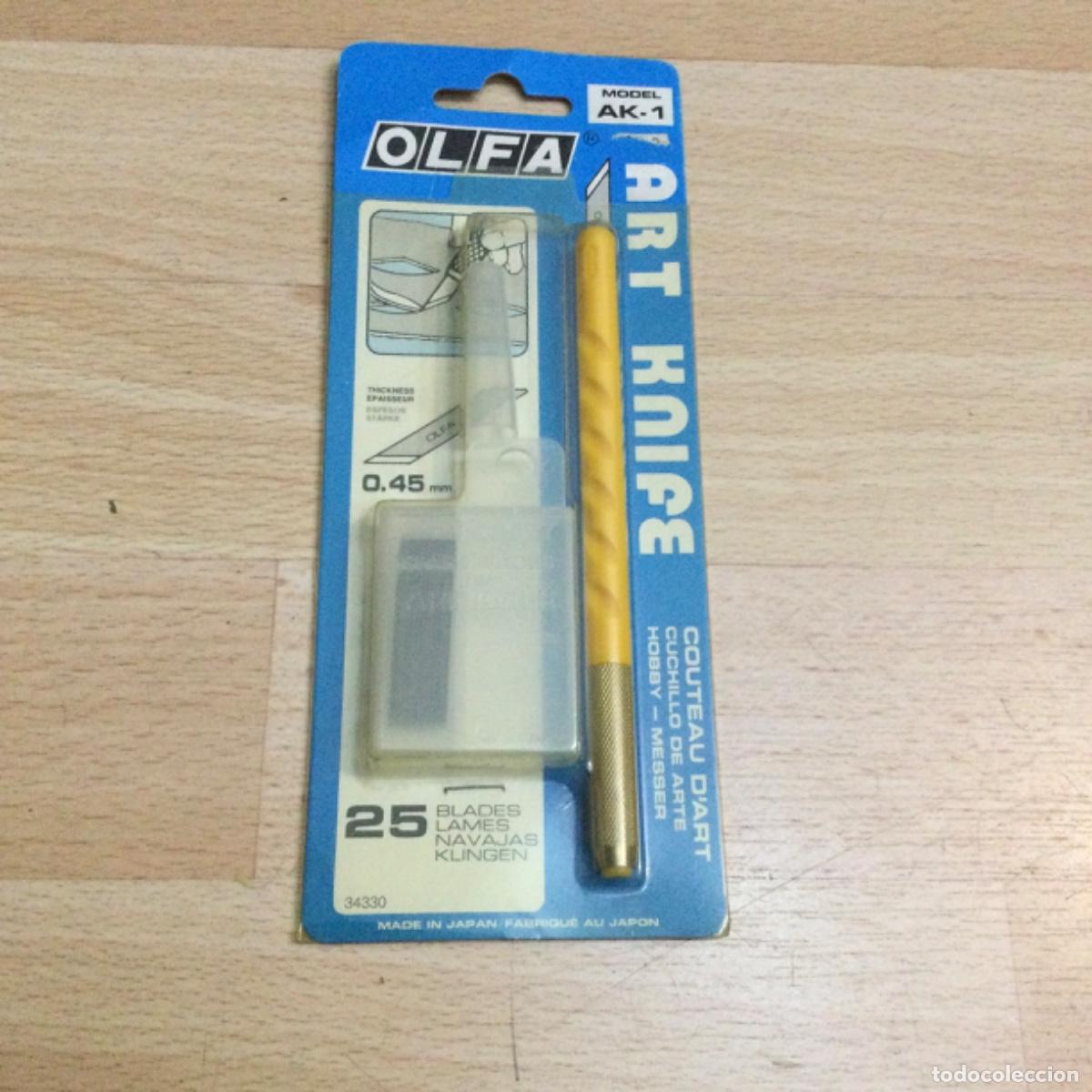 Hobbys: Cutter OLFA con 25 cuchillas de recambio. NUEVO - Foto 1