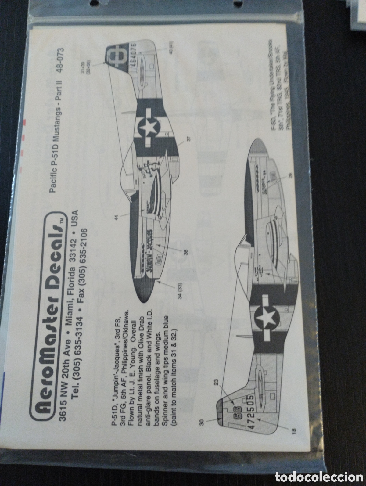 Hobbys: Calcas. Aeromaster Decals. 48-073. - Foto 2