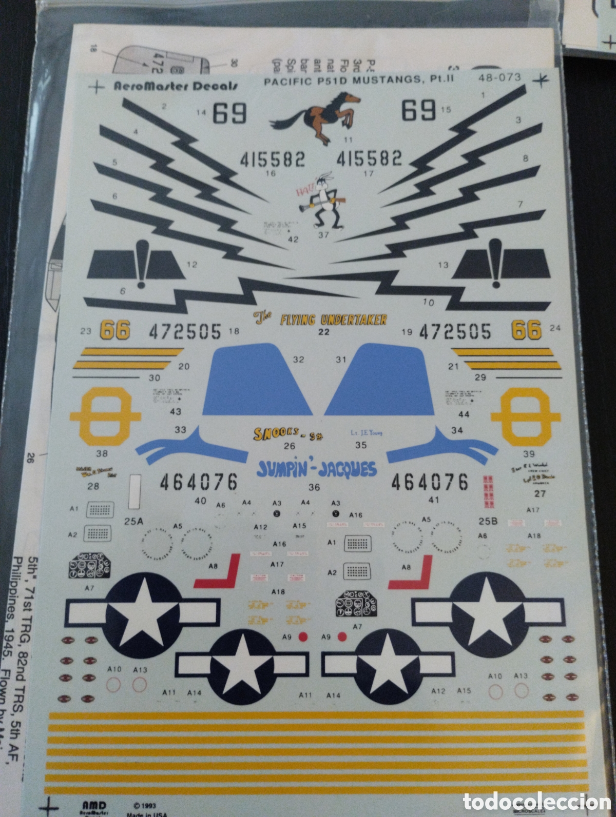 Hobbys: Calcas. Aeromaster Decals. 48-073. - Foto 1