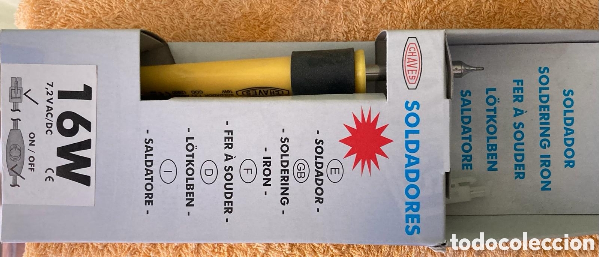 Hobbys: Soldador para bater&iacute;a de 7,2V tipo Tamiya (16w) - Foto 2