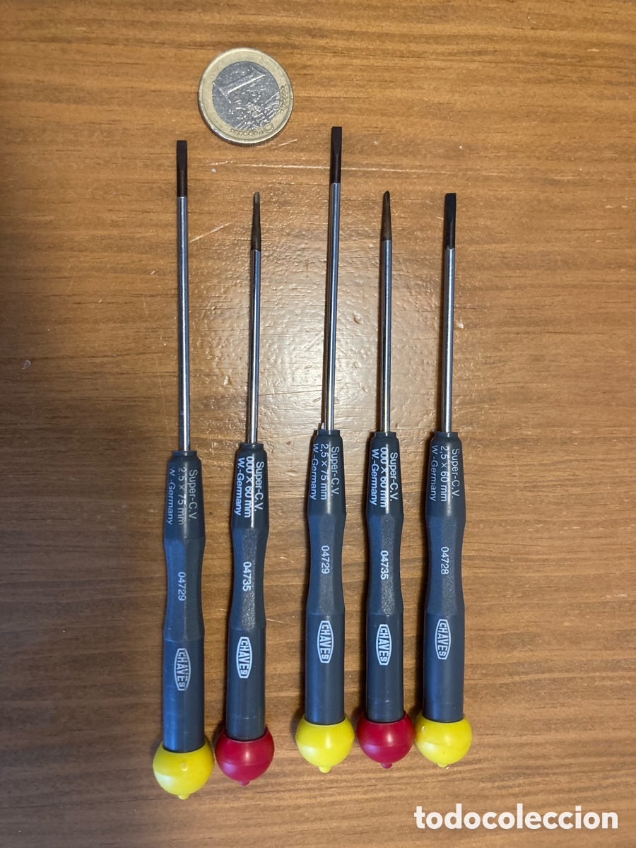 Hobbys: Lote de 5 destornilladores marca Chaves - Foto 1
