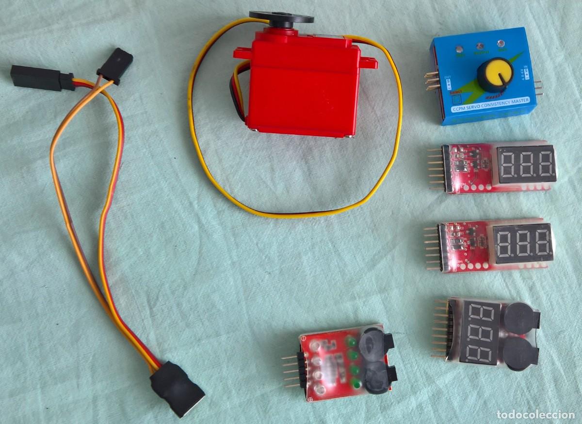 Hobbys: Servo , voltimetros,avisador acustico bateria, modulo prueba servos. - Foto 2