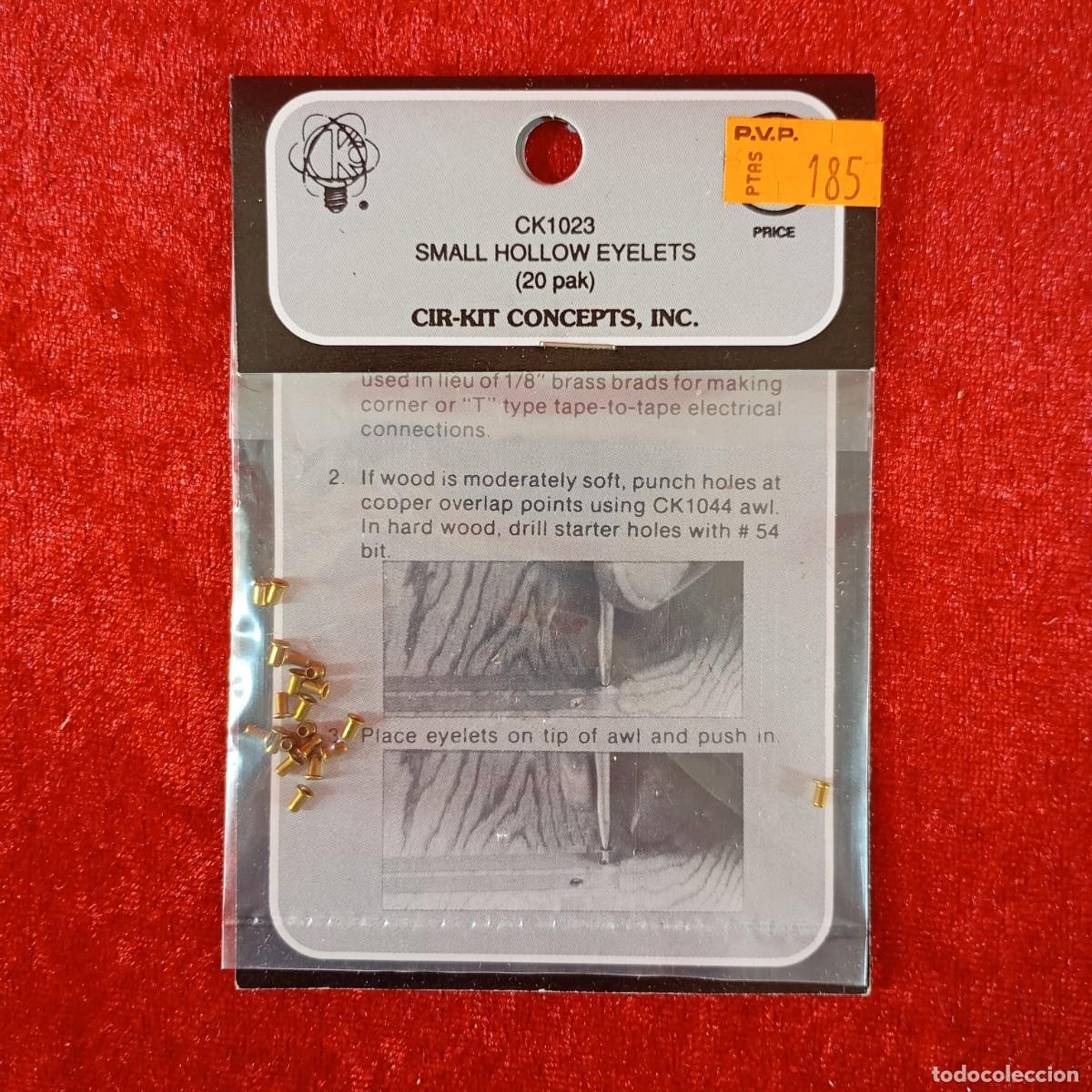 Hobbys: CIR-KIT CONCEPTS - SMALL HOLLOW EYELETS (20 PAK) - REF. CK1023 / CJ.P 5320 - Foto 1