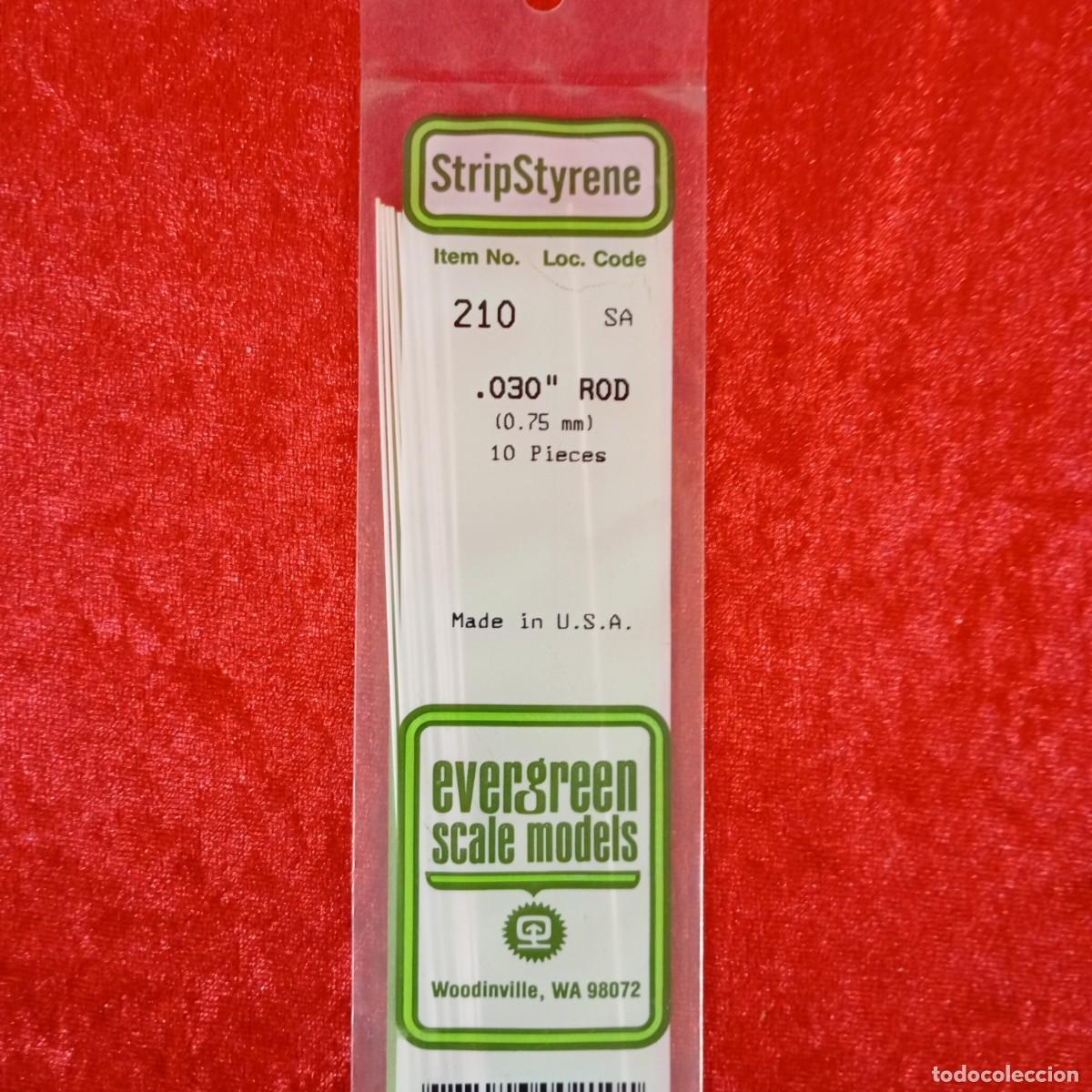 Hobbys: EVERGREEN SCALE MODELS - 030&rdquo; ROD (0.75MM) . 10 PIECES - REF. 210 / 2087 - Foto 3