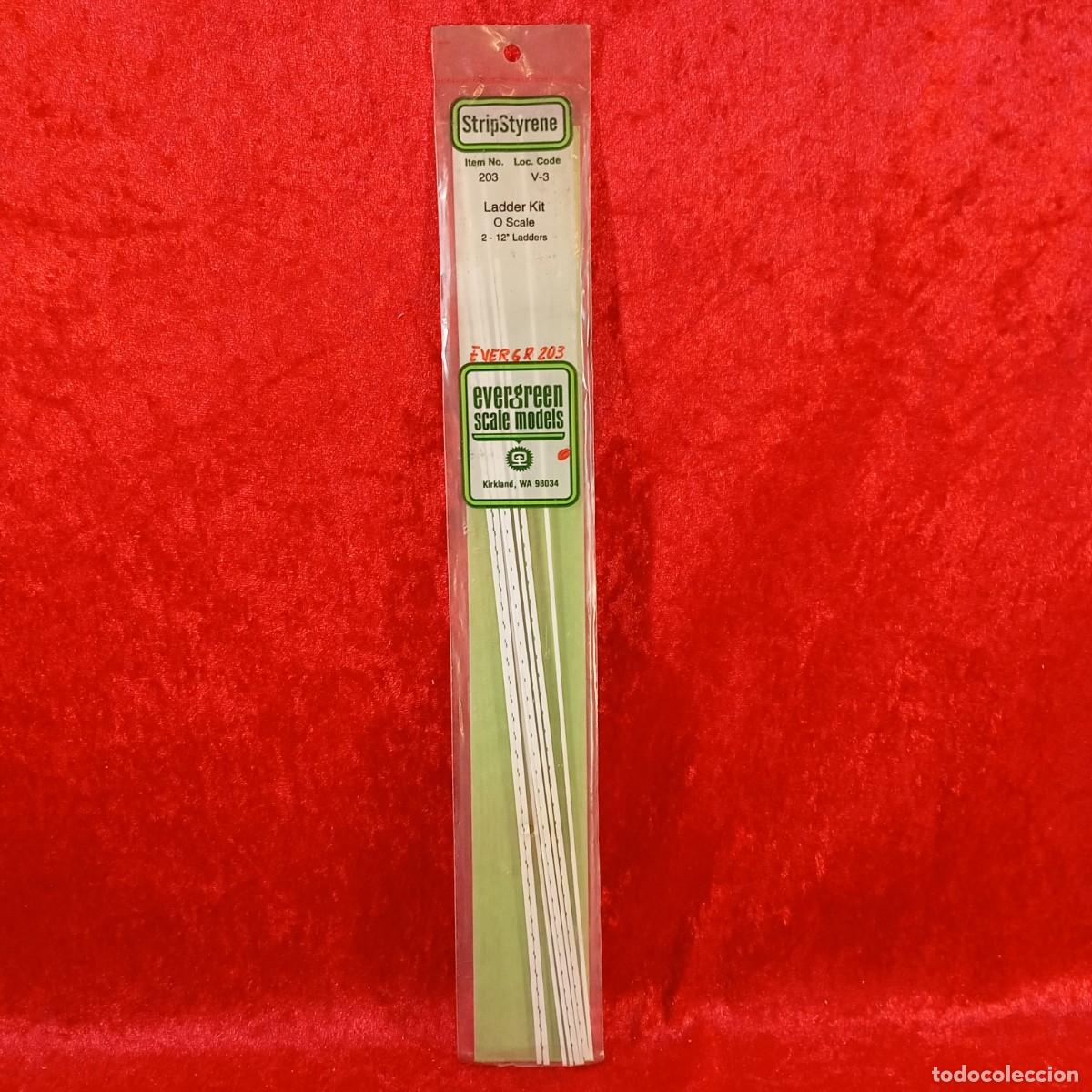 Hobbys: EVERGREEN SCALE MODELS - LADDER KIT - O SCALE - 2-12&rdquo; LADDERS - REF. 203 / 2089 - Foto 1