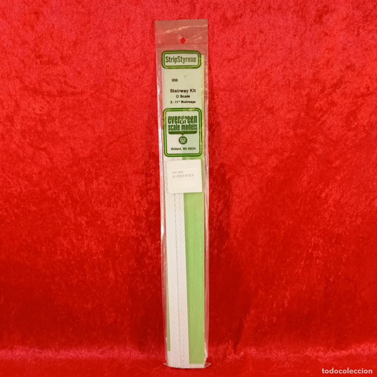 Hobbys: EVERGREEN SCALE MODELS - STAIRWAY KIT - O SCALE - 2-11&rdquo; STAIRWAYS - REF. 206 / 2090 - Foto 1