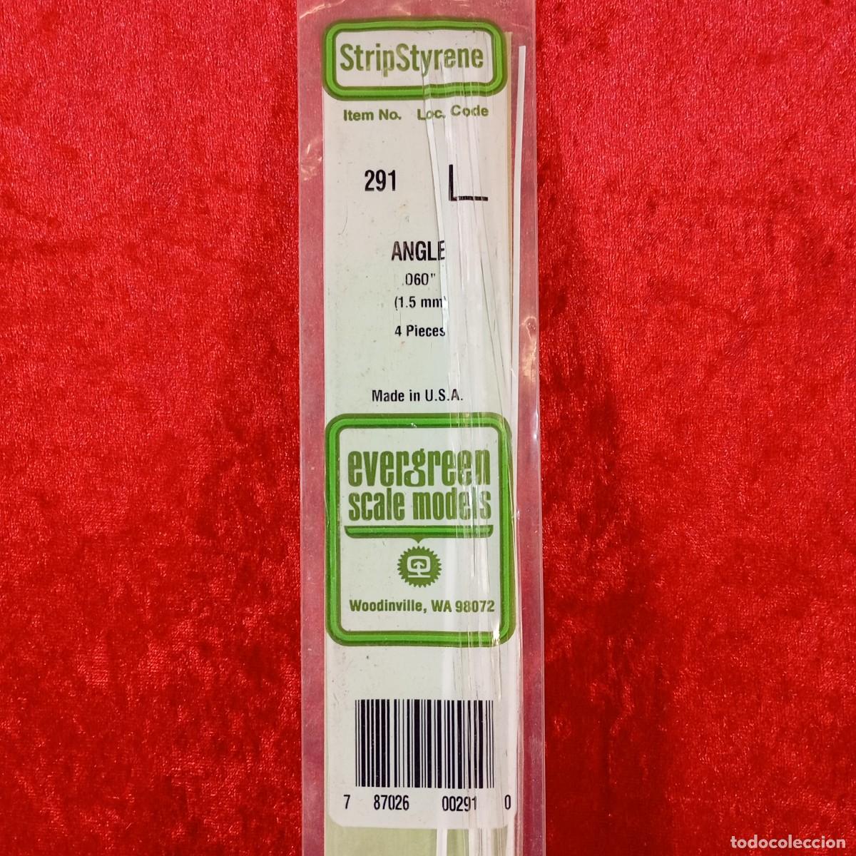 Hobbys: EVERGREEN SCALE MODELS - ANGLE - 060&rdquo; (1.5MM) - 4 PIECES - REF. 291 / 2136 - Foto 3