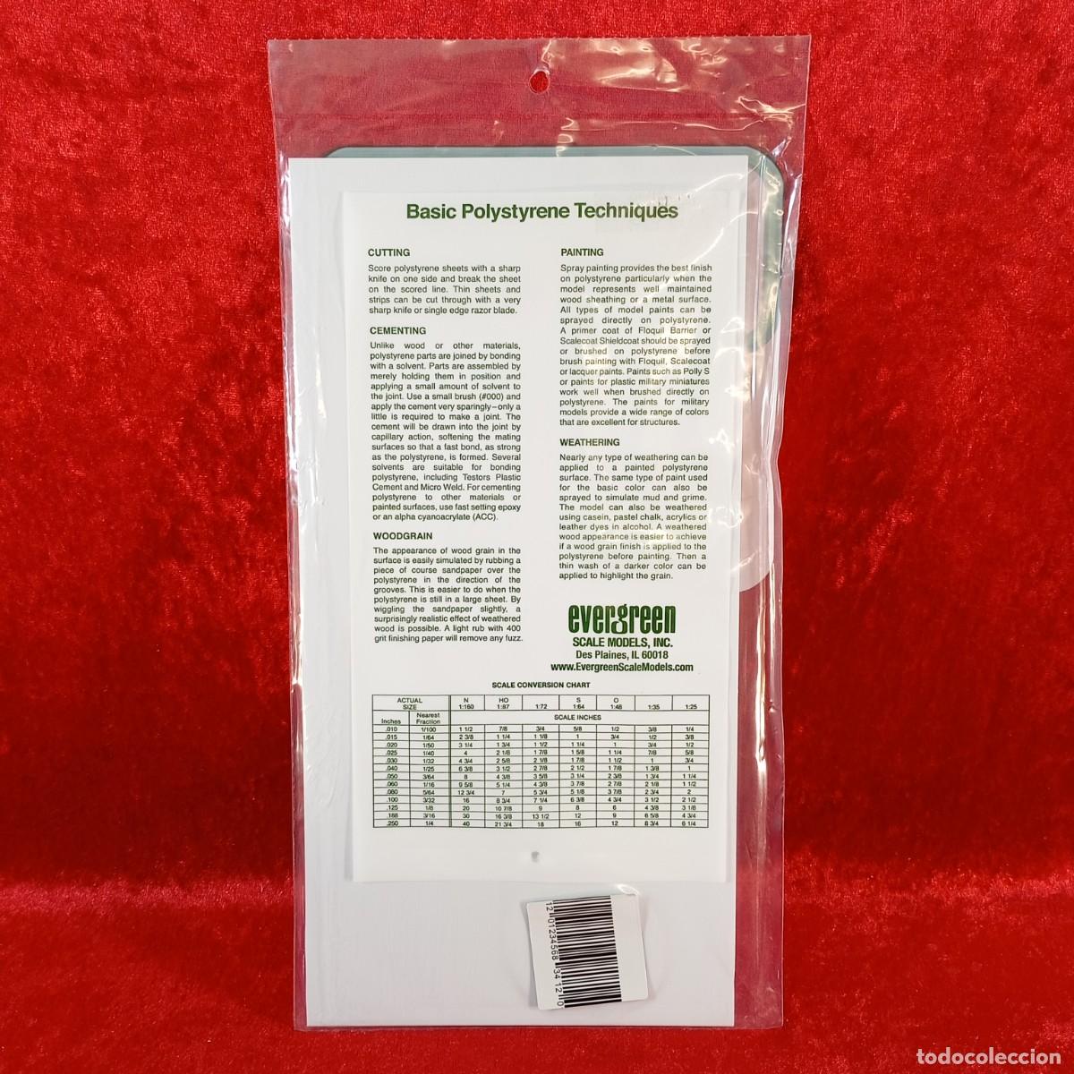 Hobbys: EVERGREEN SCALE MODELS - PLAIN - 010&rdquo;, 020&rdquo;, 040&rdquo; THICK -ASSORTMENT - REF. 9008 -REF. 3109008 / 2185 - Foto 2