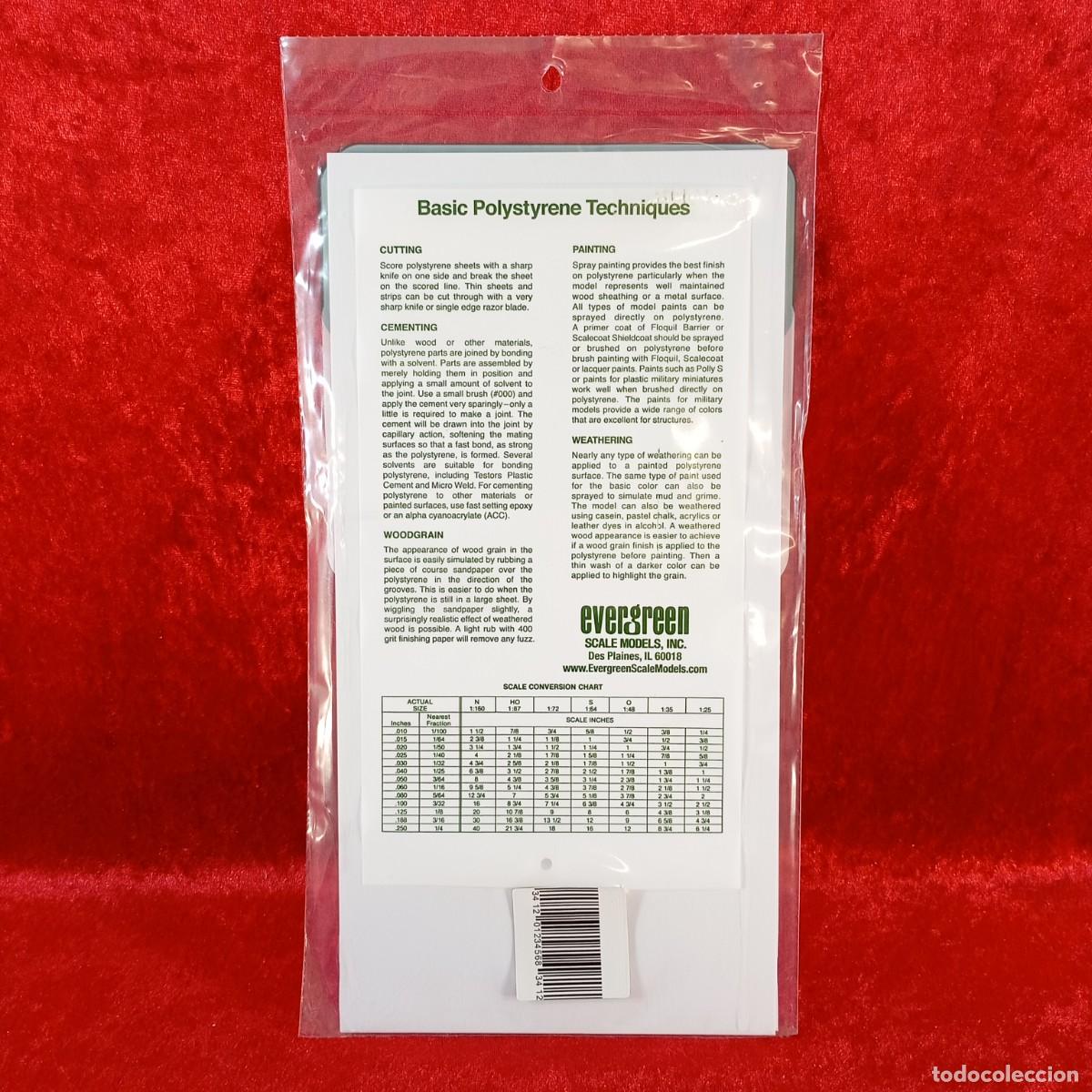 Hobbys: EVERGREEN SCALE MODELS - PLAIN - 010&rdquo;, 020&rdquo;, 040&rdquo; THICK -ASSORTMENT - REF. 9008 -REF. 3109008 / 2187 - Foto 2