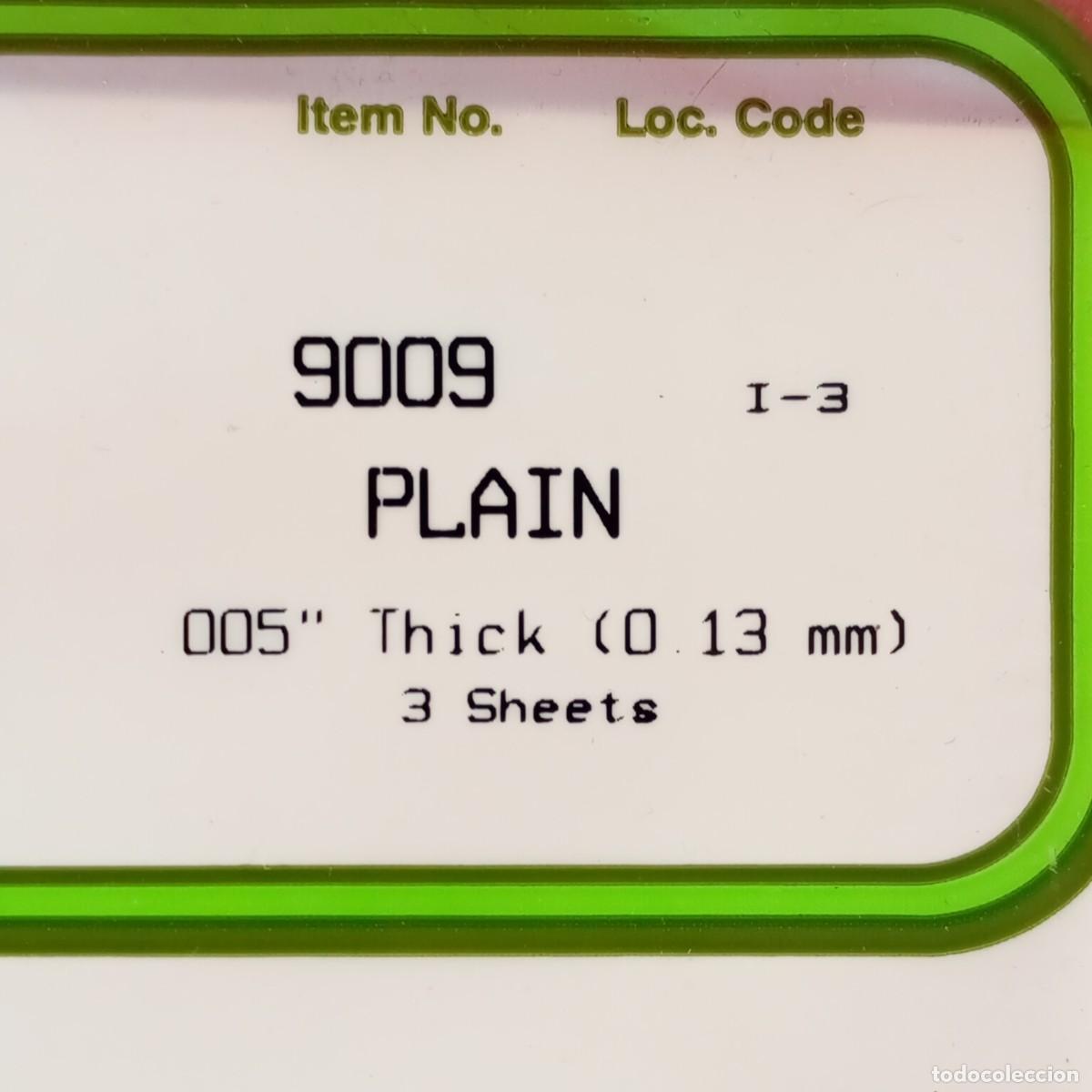 Hobbys: EVERGREEN SCALE MODELS - PLAIN - 005&rdquo; THICK (0.13MM) - 3 SHEETS - REF. 9009 / 2189 - Foto 3