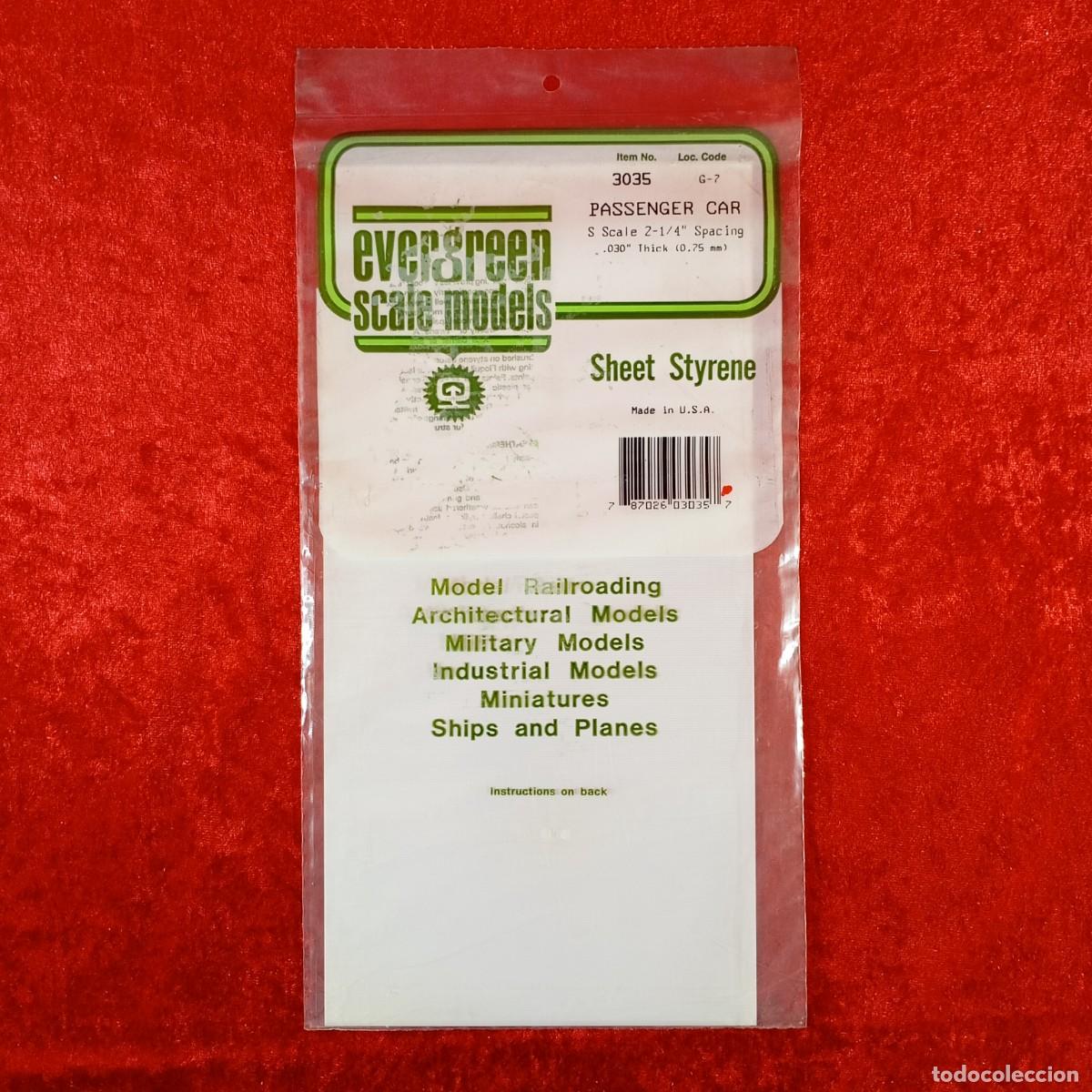 Hobbys: EVERGREEN SCALE MODELS - PLAIN - 005&rdquo; THICK (0.13MM) - 3 SHEETS - REF. 9009 / 2192 - Foto 1