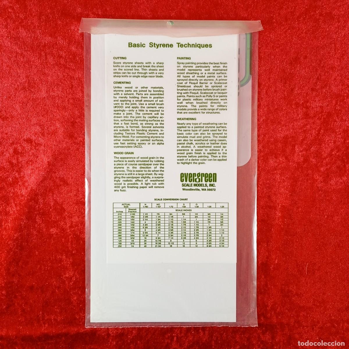 Hobbys: EVERGREEN SCALE MODELS - BOARD & BATTEN - 125&rdquo; SPACING (3.2MM)- 040&rdquo; THICK (1.0MM) -REF. 4544 / 2222 - Foto 2