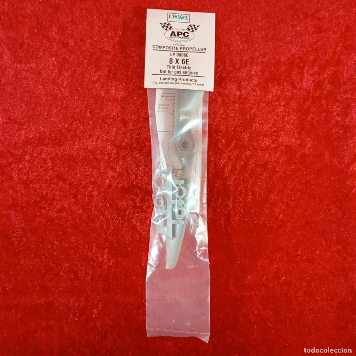 Hobbys: HELICE DE HELICOPTERO APC - LANDING PRODUCTS - REF 0806E - / 235 - Foto 1