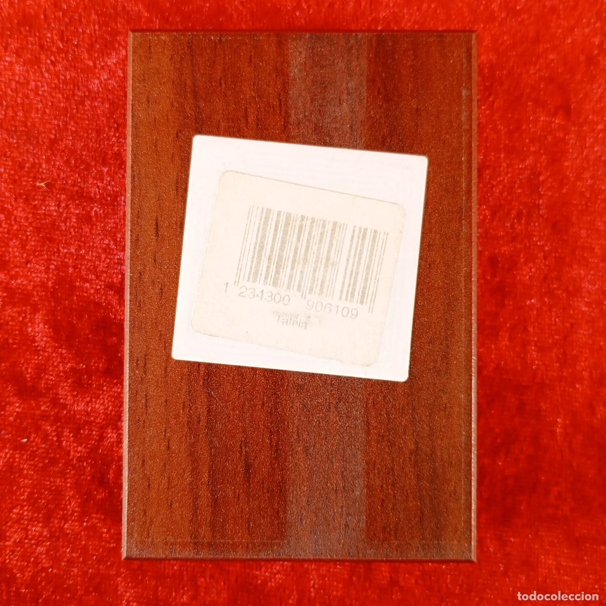 Hobbys: SOPORTE RECTANGULAR DE CAOBA - ACABADO BRILLANTE - 9 X 6 X 1,5 CM / 1435 - Foto 5