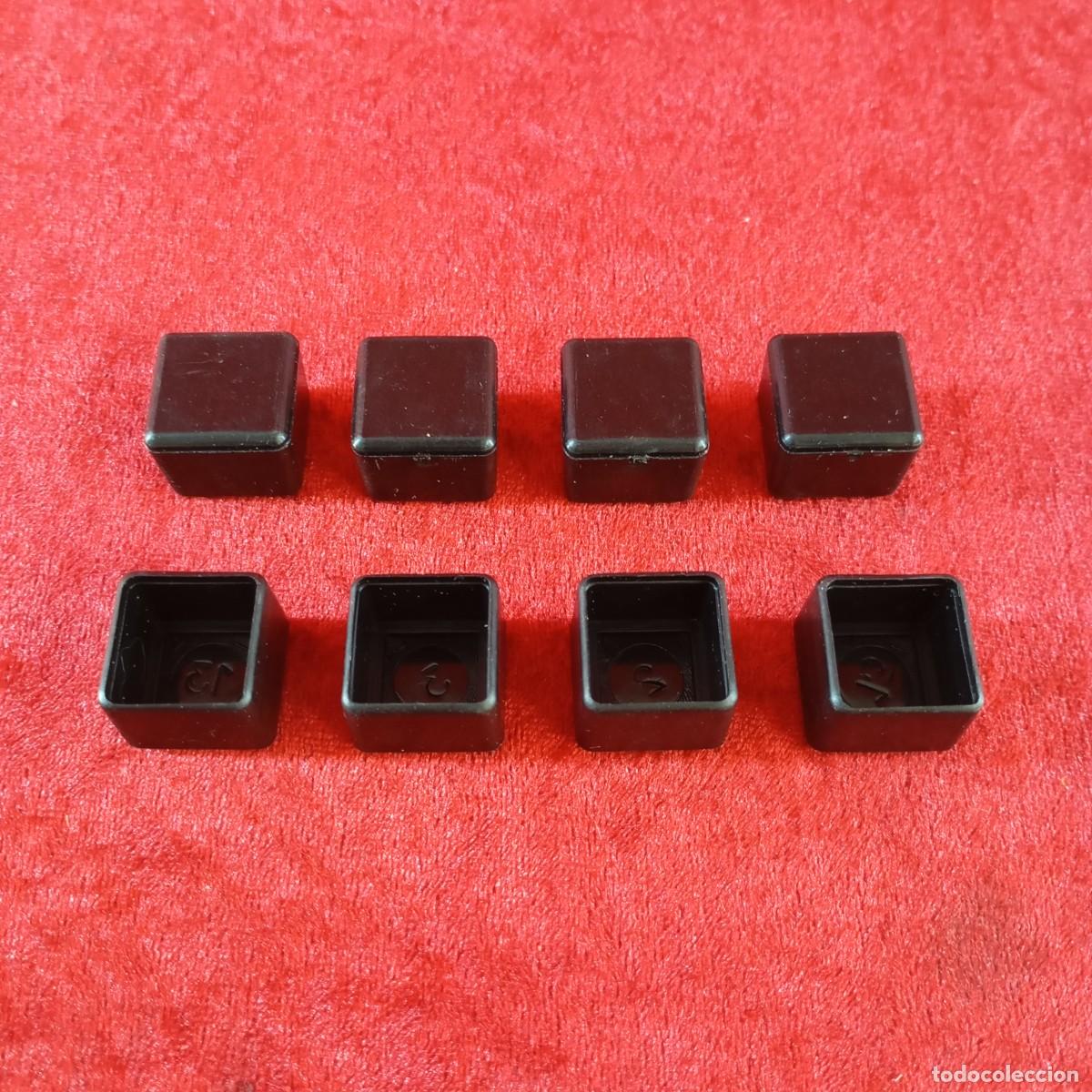Hobbys: TAPAS DE PL&Aacute;STICO NEGRAS - NUMERADAS - 1,6 X 1,6 CM / 2533 - Foto 1