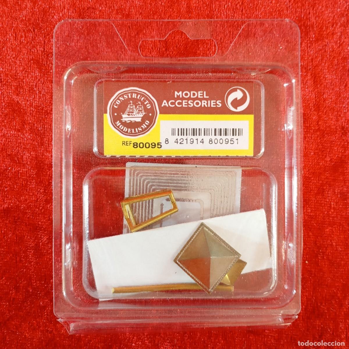 Hobbys: CONSTRUCTO MODELISMO - MODEL ACCESORIES - FANAL DE POPA CUADRADO - 24MM - REF. 80095 / 2537 - Foto 1