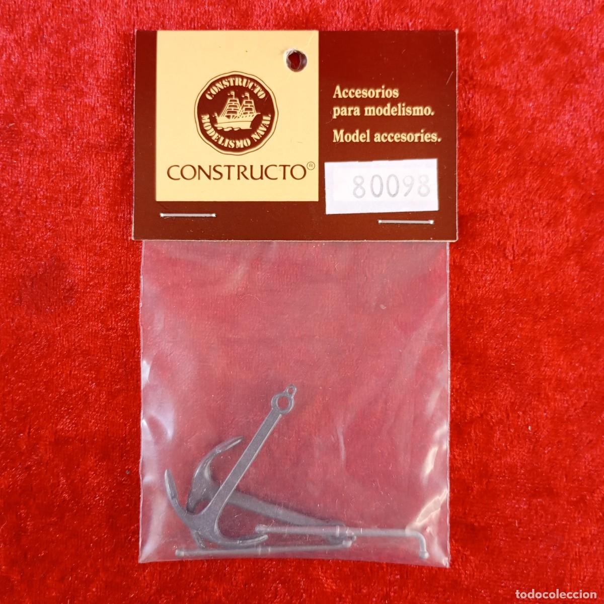 Hobbys: CONSTRUCTO - MODELISMO NAVAL - ANCLA CON CEPO 40X28 MM. (2)- REF. 80098 - CON80098 / 3098 - Foto 1