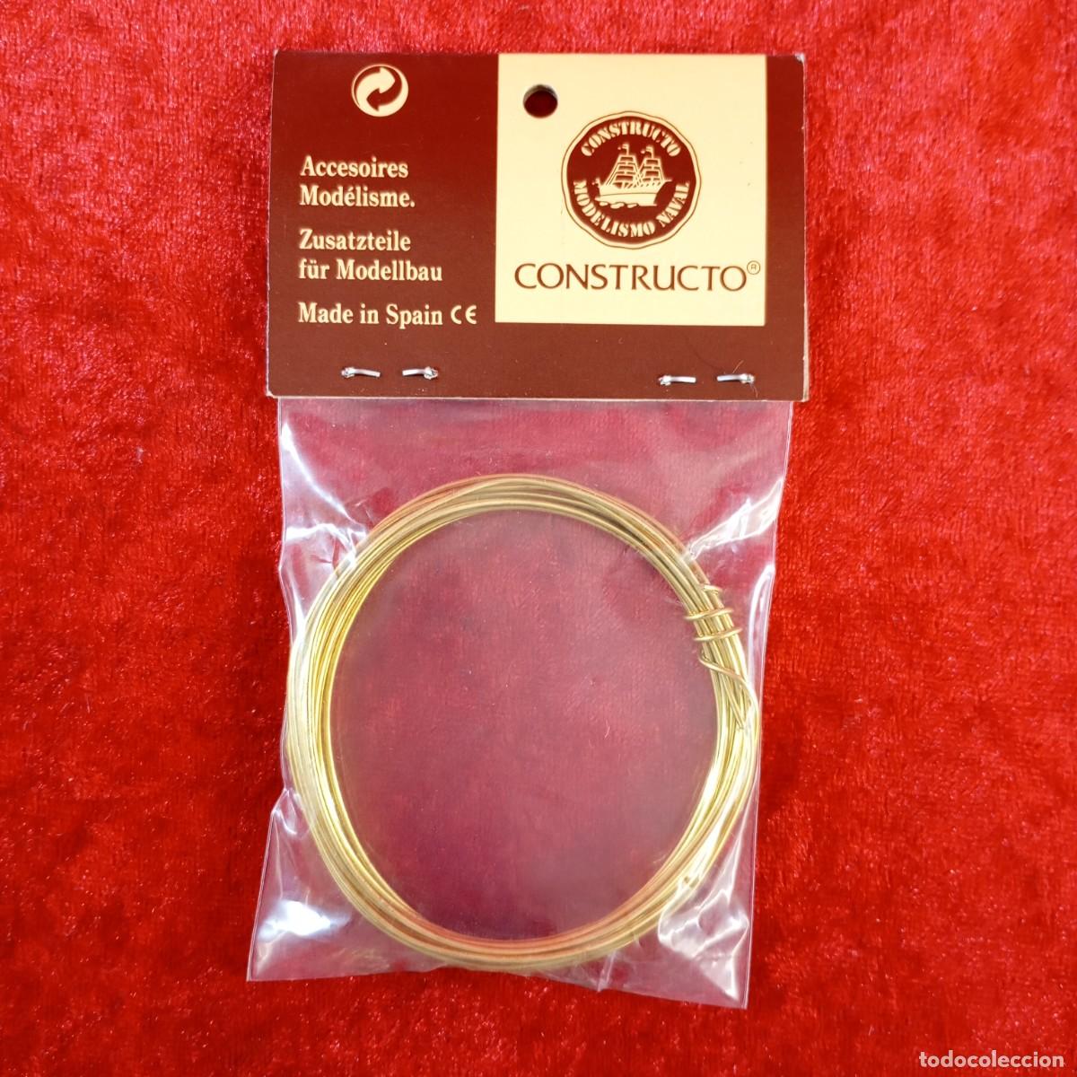 Hobbys: CONSTRUCTO - MODELISMO NAVAL - HILO DE LAT&Oacute;N 1MM (1MT) - REF. 80033 - CON80033 / 3141 - Foto 1