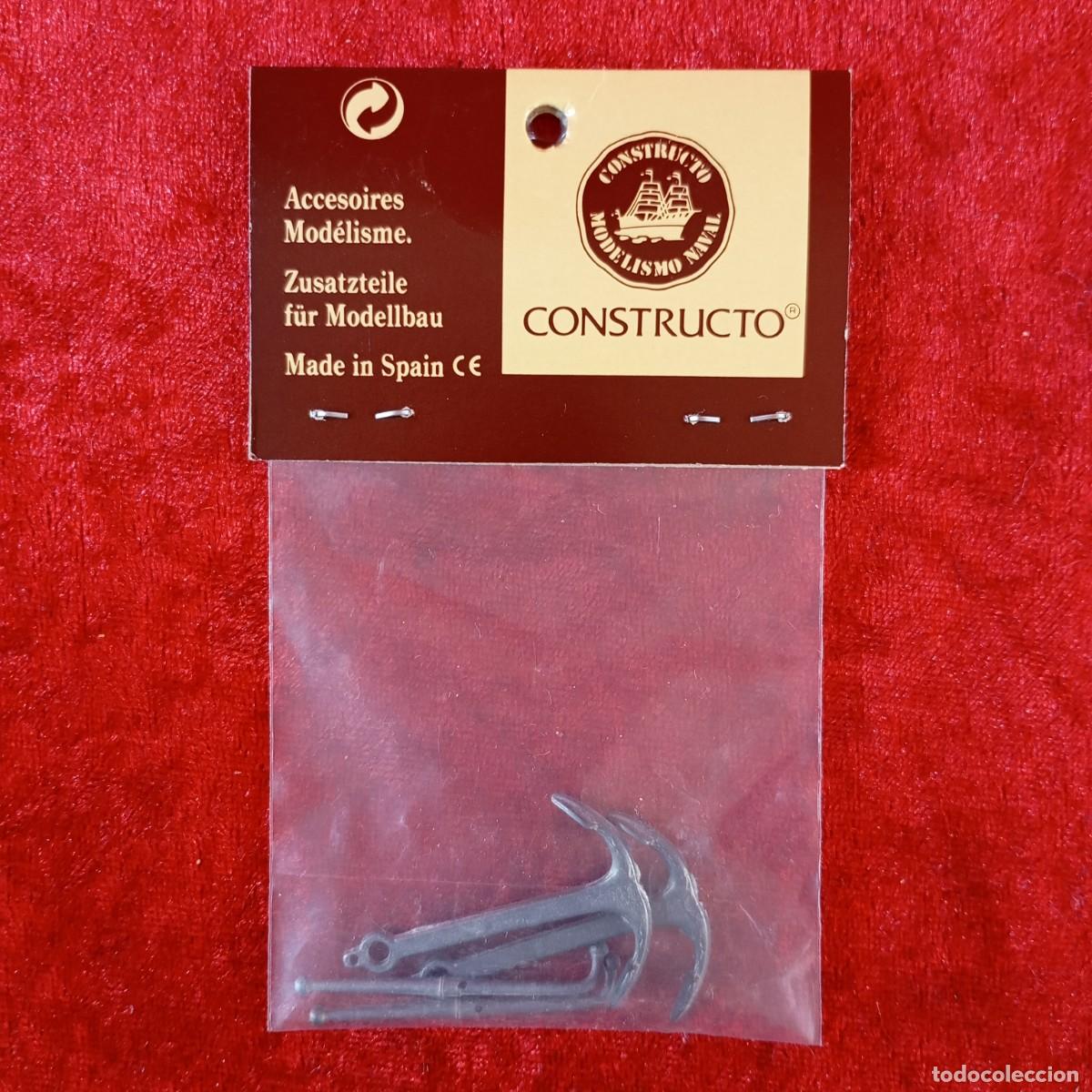 Hobbys: CONSTRUCTO - MODELISMO NAVAL - ANCLA CON CEPO 40X28 MM. (2) - REF. 80098 - CON80098 / 3297 - Foto 2