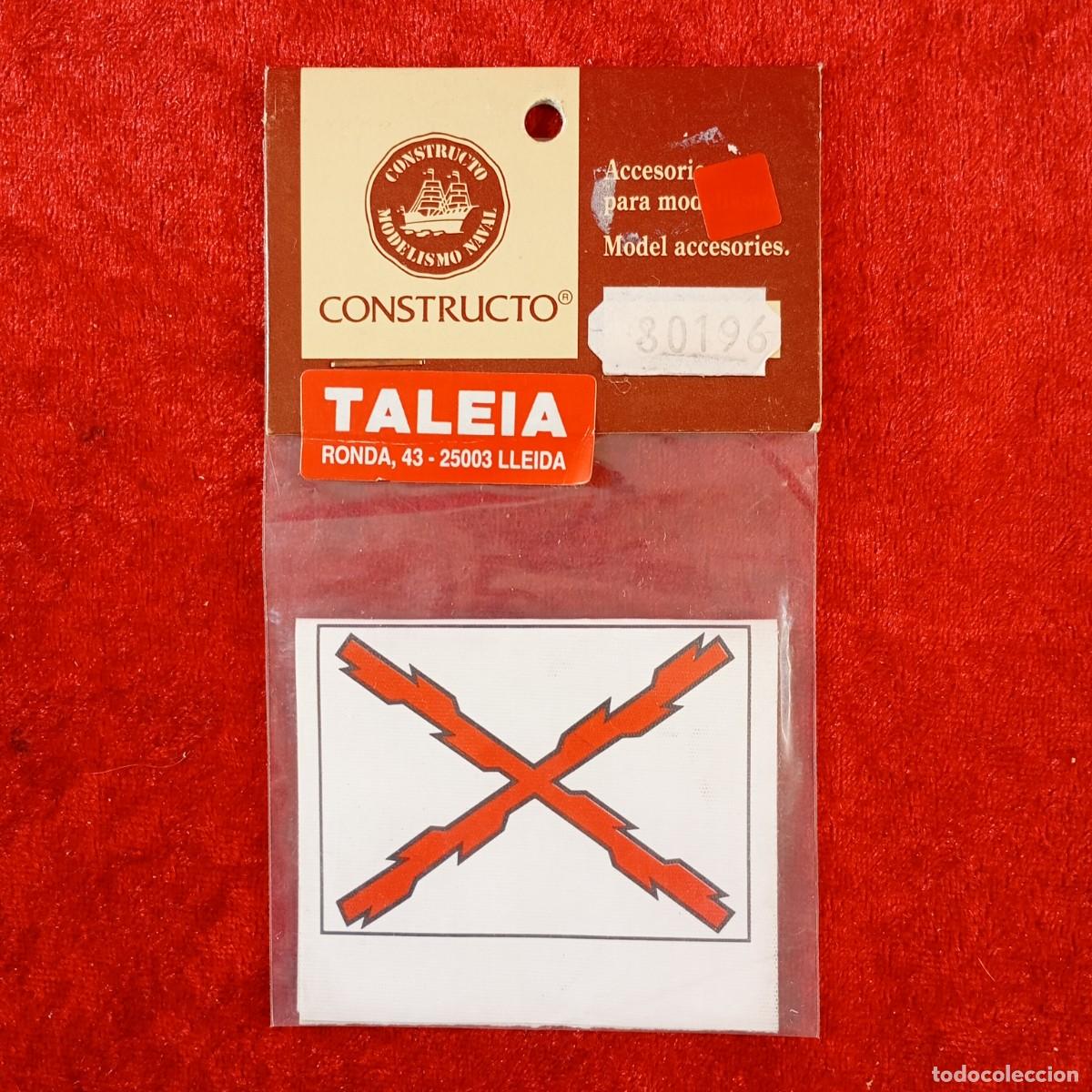 Hobbys: CONSTRUCTO - MODELISMO NAVAL - BANDERA ASPAS ROJA - REF. 80196 - CON80196 - MINIATURA / 3719 - Foto 1